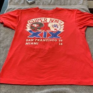 Vintage San Francisco 49ers Super Bowl XIX shirt